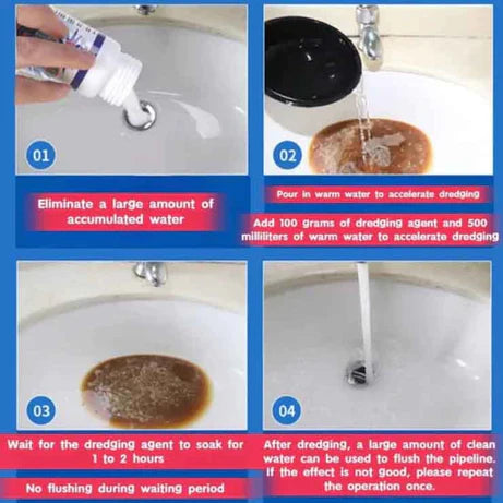 Wild Tornado™ Destapa cañerias | ¡Adiós a los atascos! El limpiador que revive tus tuberías en minutos